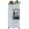 Aamiaiskaappi Linento Furniture JE112 - 2958 valkoinen