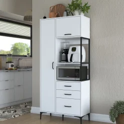 Aamiaiskaappi Linento Furniture JE112 - 2958 valkoinen