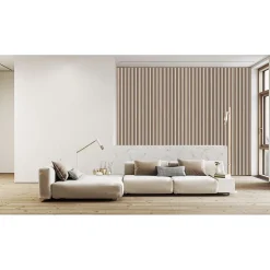 Akustiikkalevy Fibrotech Premium, 22x605x2440mm, saarni puuviilu