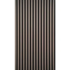 Akustiikkalevy Fog&Venø By Venø, 20x600x2400mm, mdf, hiekanvärinen, musta huopa