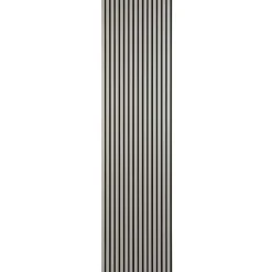Akustiikkalevy Fog&Venø By Venø, 20x600x2400mm, mdf, vaaleanharmaa, musta huopa