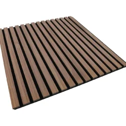 Akustiikkalevy Fog&Venø By Venø, 20x600x600mm, mdf, pähkinä, musta huopa, 2kpl