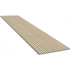 Akustiikkalevy Evella V27, 21x600x2400mm, valkotammi, puuviilupintainen