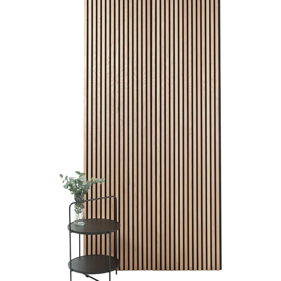 Akustiikkalevy Fibrotech Premium, 22x605x2440mm, vaalea tammi puuviilu