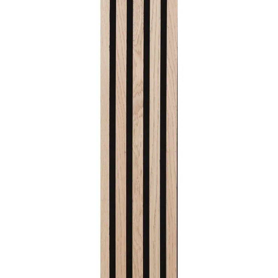 Akustiikkalevy Fibrotech Premium, 22x605x2440mm, vaalea tammi puuviilu