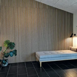 Akustiikkalevy Fibrotech Premium, 22x605x2440mm, vaalea tammi puuviilu
