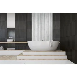 Akustiikkalevy Fibrotech Stone 244, 18x520x2440mm, marble white stone