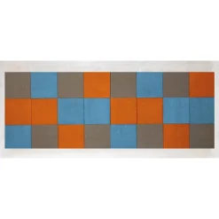 Akustiikkalevy Konto Torro 1782x1188mm sininen/harmaa/oranssi 24kpl