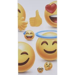Akustiikkataulu Fibrotech Art Acoustic Emoji II, 9x600x1200mm, valkoinen