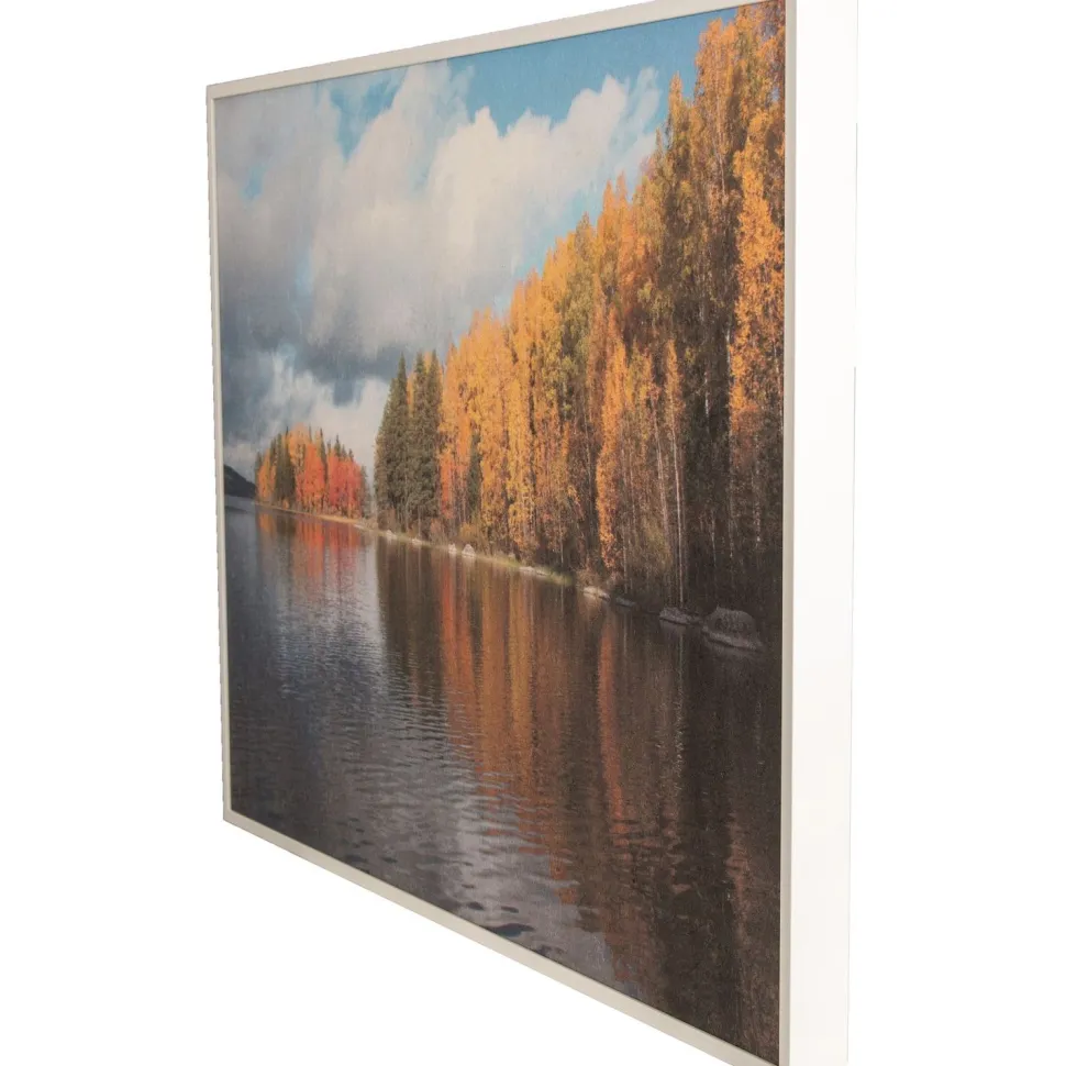 Akustiikkataulu Yeseco Still T 80x60 cm valkoiset puukehykset eri kuvia (myös omalla kuvalla)
