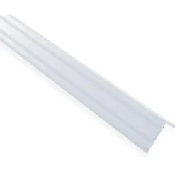 Askelkulmalista Maler uritettu 25x20x1000mm alumiini tarra valkoinen maalattu