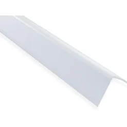 Askelkulmalista Maler uritettu 35x35x1000mm alumiini tarra valkoinen maalattu