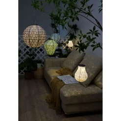 Aurinkokennolyhty Paulmann Pauleen Sunshine Blaze, IP44, 3500K, 2kpl, valkoinen