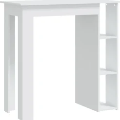 Baaripöytä hyllyllä 102x50x103,5cm, eri värejä