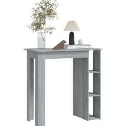 Baaripöytä hyllyllä 102x50x103,5cm, eri värejä