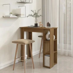 Baaripöytä hyllyllä 102x50x103,5cm, eri värejä