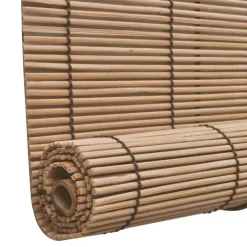 Bambu rullaverhot 2 kpl 80 x 160 cm ruskea