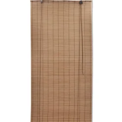 Bambu rullaverhot 2kpl 120 x 220 cm ruskea