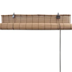 Bambu rullaverhot 2kpl 120 x 220 cm ruskea