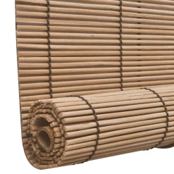 Bambu rullaverhot 2kpl 150 x 220 cm ruskea