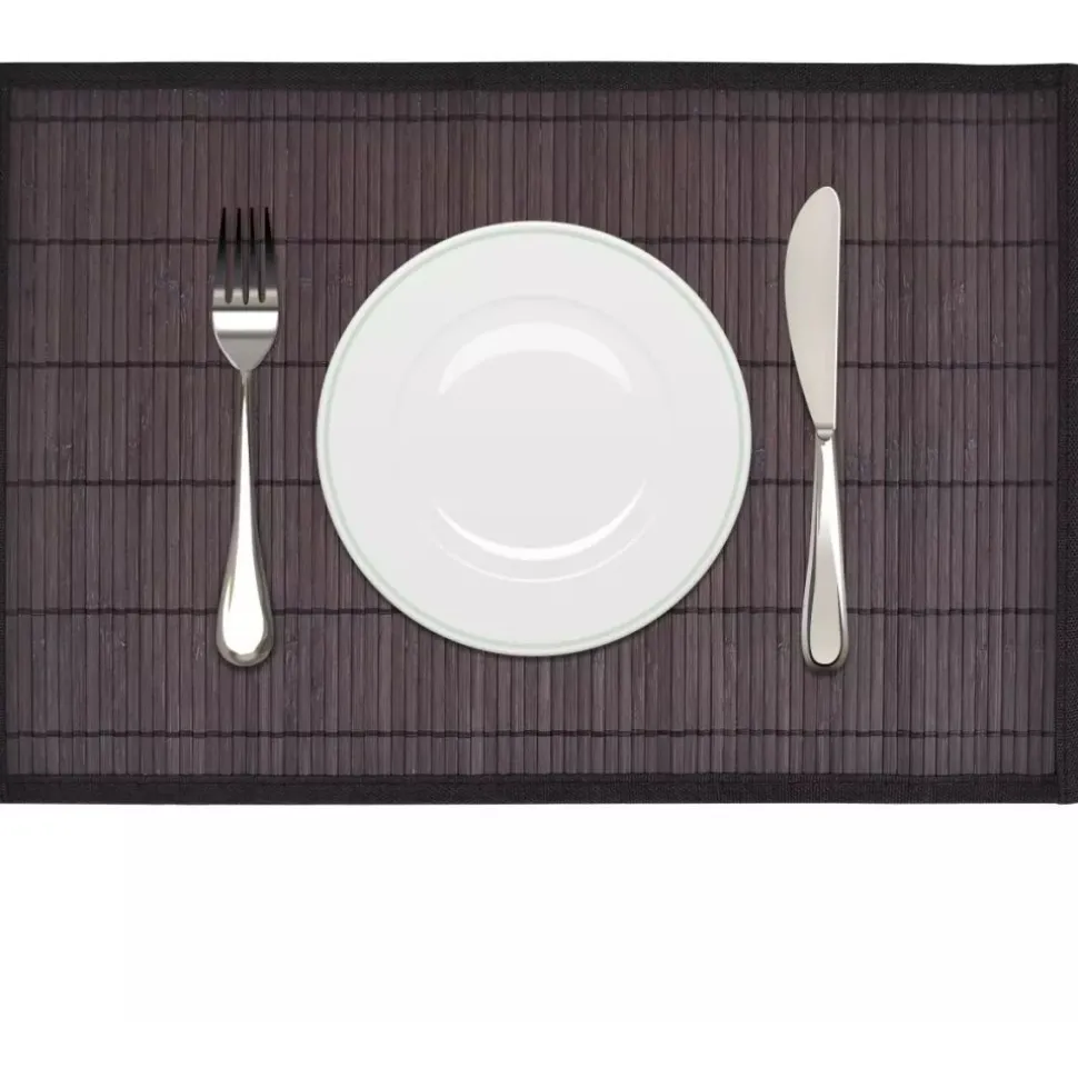 Bambu tabletti 6 kpl 30 x 45 cm tummanruskea