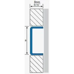 Boordilista Euroshrink Cuadro rst 220s, 20mm x 2.5m, eri värejä
