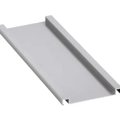 Boordilistan pohjaprofiili mosaiikille Euroshrink alumiini 286a, 87mm x 2.5m, kiiltävä hopea