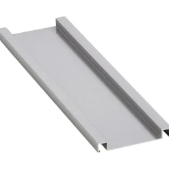 Boordilistan pohjaprofiili mosaiikille Euroshrink alumiini 272a, 72mm x 2.5m, kiiltävä hopea