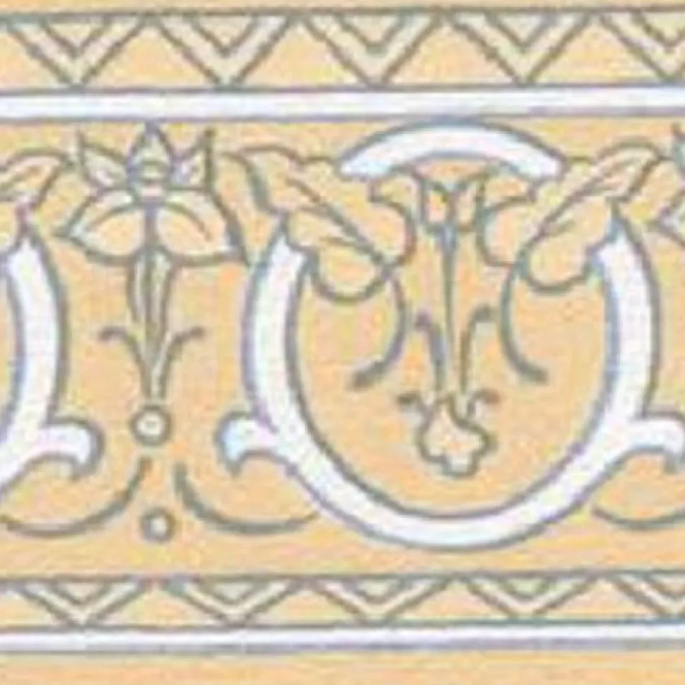Boordi Paintpart Mormorstid 4838-3, ornamentti, keltainen
