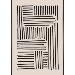 Canvastaulu House Nordic Lipari No.1, 100x140cm, musta/beige