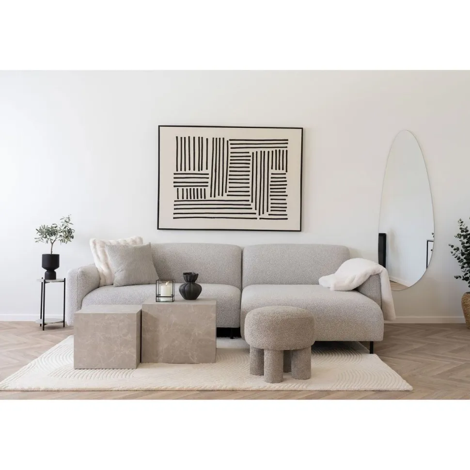 Canvastaulu House Nordic Lipari No.1, 100x140cm, musta/beige