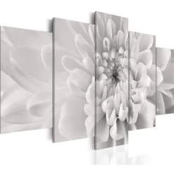 Canvas-taulu Artgeist Dahlia flower in grey shades, eri kokoja