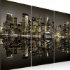 Canvas-taulu Artgeist Golden New York, eri kokoja