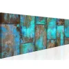 Canvas-taulu Artgeist Metal Mosaic: Blue, eri kokoja