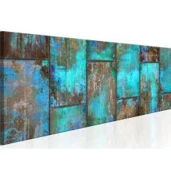 Canvas-taulu Artgeist Metal Mosaic: Blue, eri kokoja