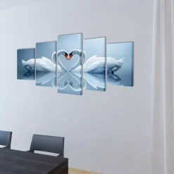 Canvas-taulusarja joutsen 200 x 100 cm