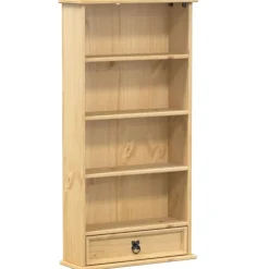 CD-kaappi Corona 52x17,5x103 cm täysi mänty (02781)