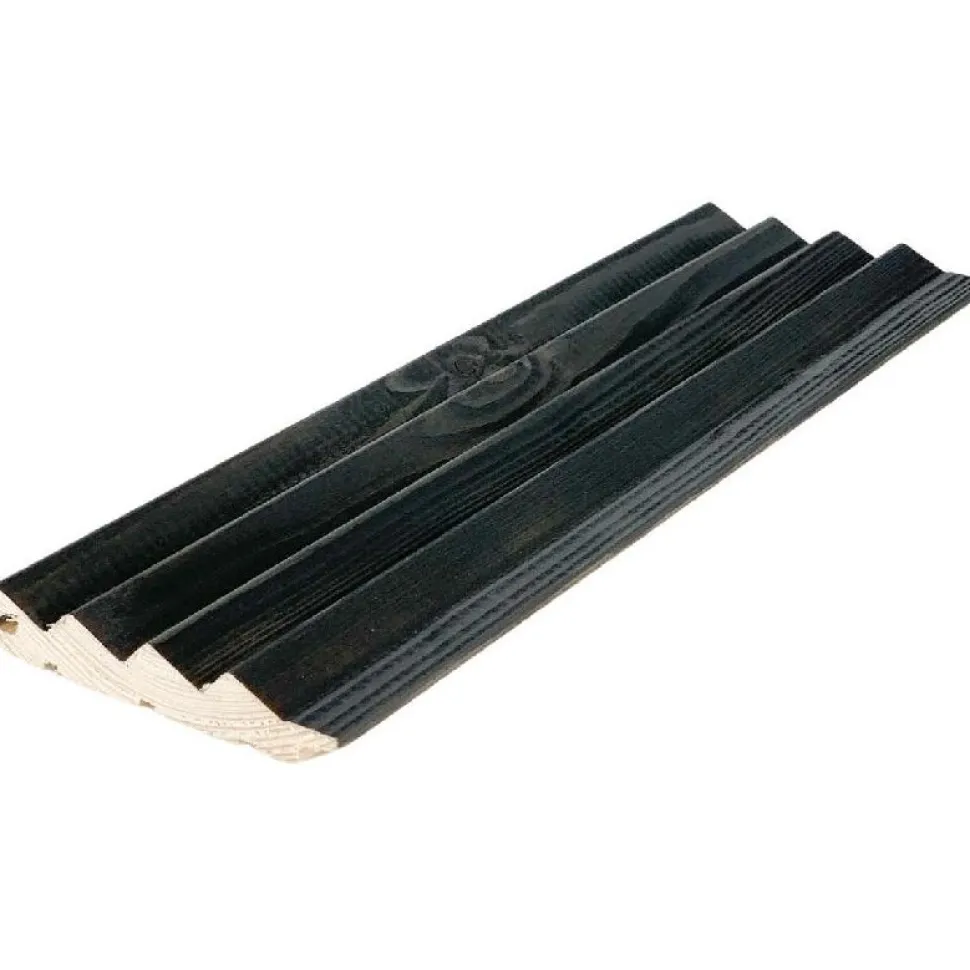 Dyyni-paneeli Cent 15x90x2400mm, mänty, hiili, saunasuoja