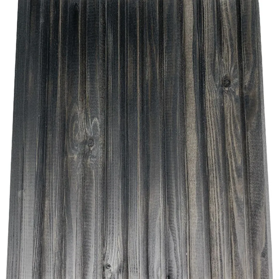Dyyni-paneeli Cent 15x90x2400mm, mänty, hiili, saunasuoja