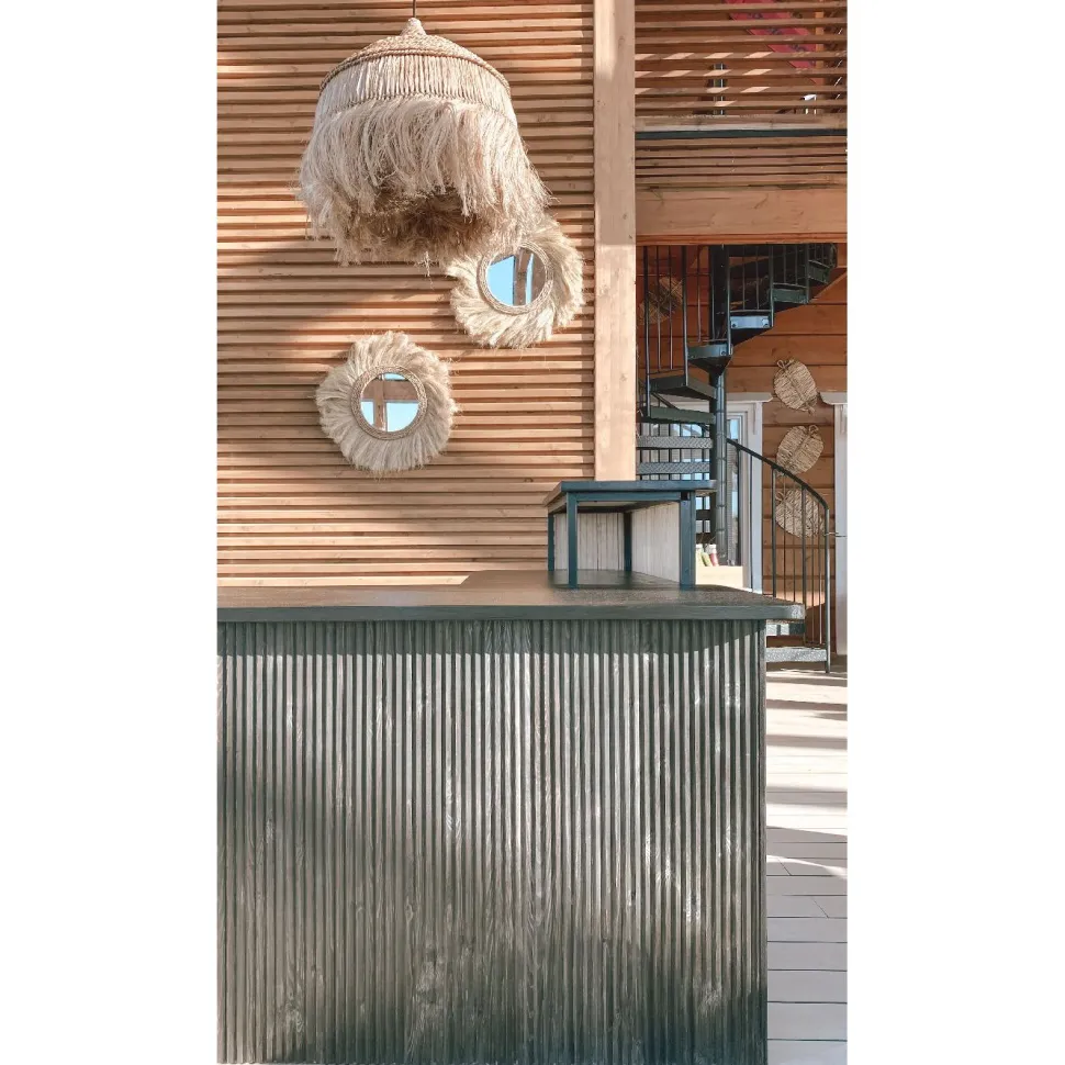 Dyyni-paneeli Cent 15x90x2400mm, mänty, hiili, saunasuoja