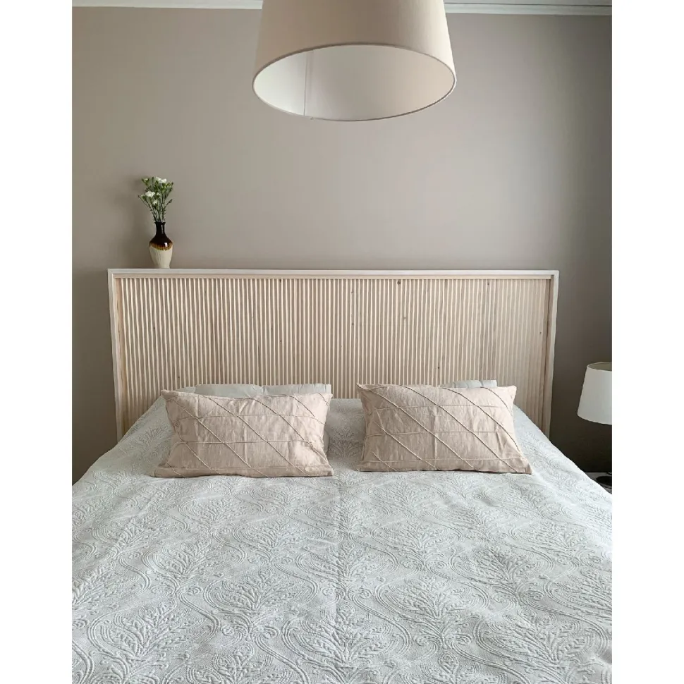Dyyni-paneeli Cent 15x90x3300mm, mänty, valkolakattu