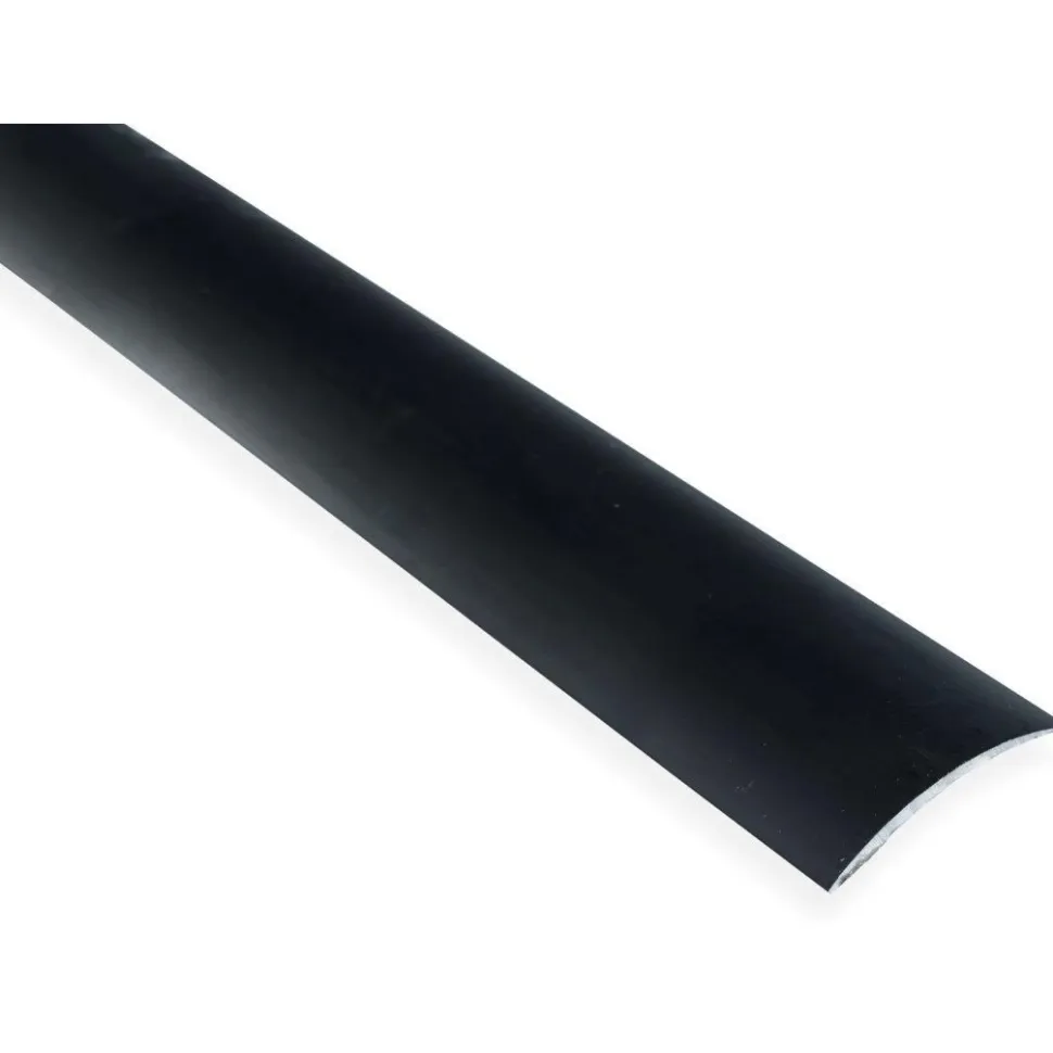 Eritasolista Maler sileä 0-10mm 6,2x41x1000mm alumiini tarra musta anodisoitu