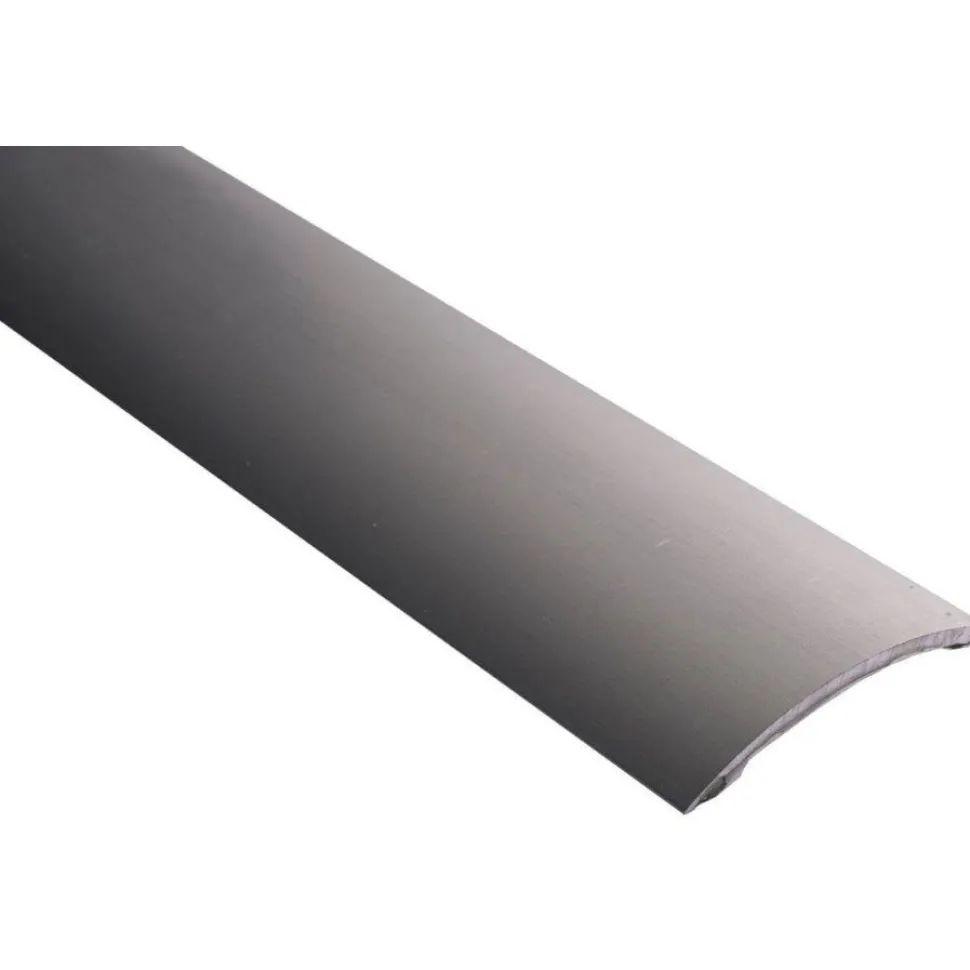Eritasolista Maler sileä 0-18mm 8,4x61x2000mm alumiini tarra harjattu grafiitti