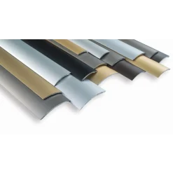 Eritasolista Maler sileä 0-10mm 6,2x41x1000mm alumiini tarra hopea anodisoitu