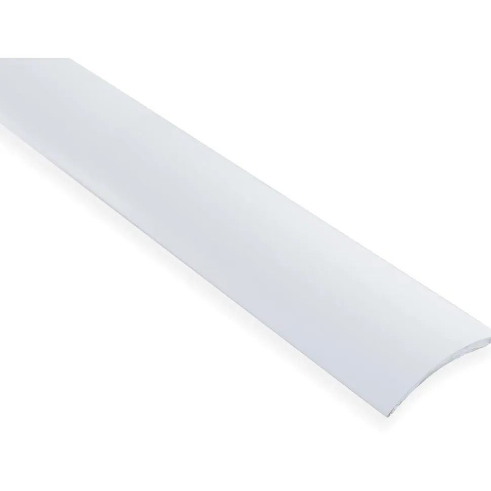 Eritasolista Maler sileä 0-10mm 6,2x41x1000mm alumiini tarra valkoinen maalattu