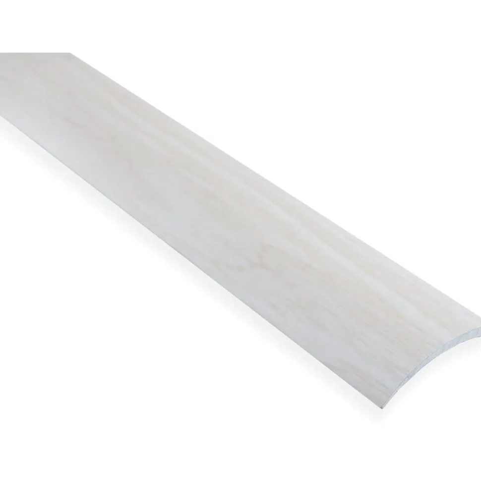 Eritasolista Maler sileä 0-10mm 6,2x41x1000mm alumiini tarra valkosaarni