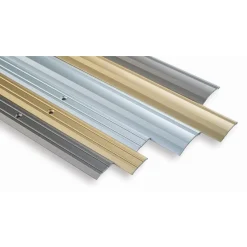 Eritasolista Maler uritettu 0-10mm 6,2x41x1000mm alumiini tarra hopea anodisoitu