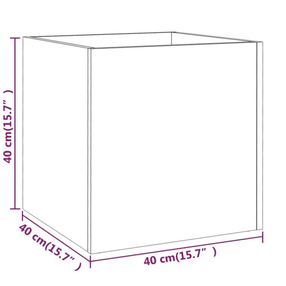 Eteisen kalustesarja kukkalaatikolla tekninen puu valkoinen