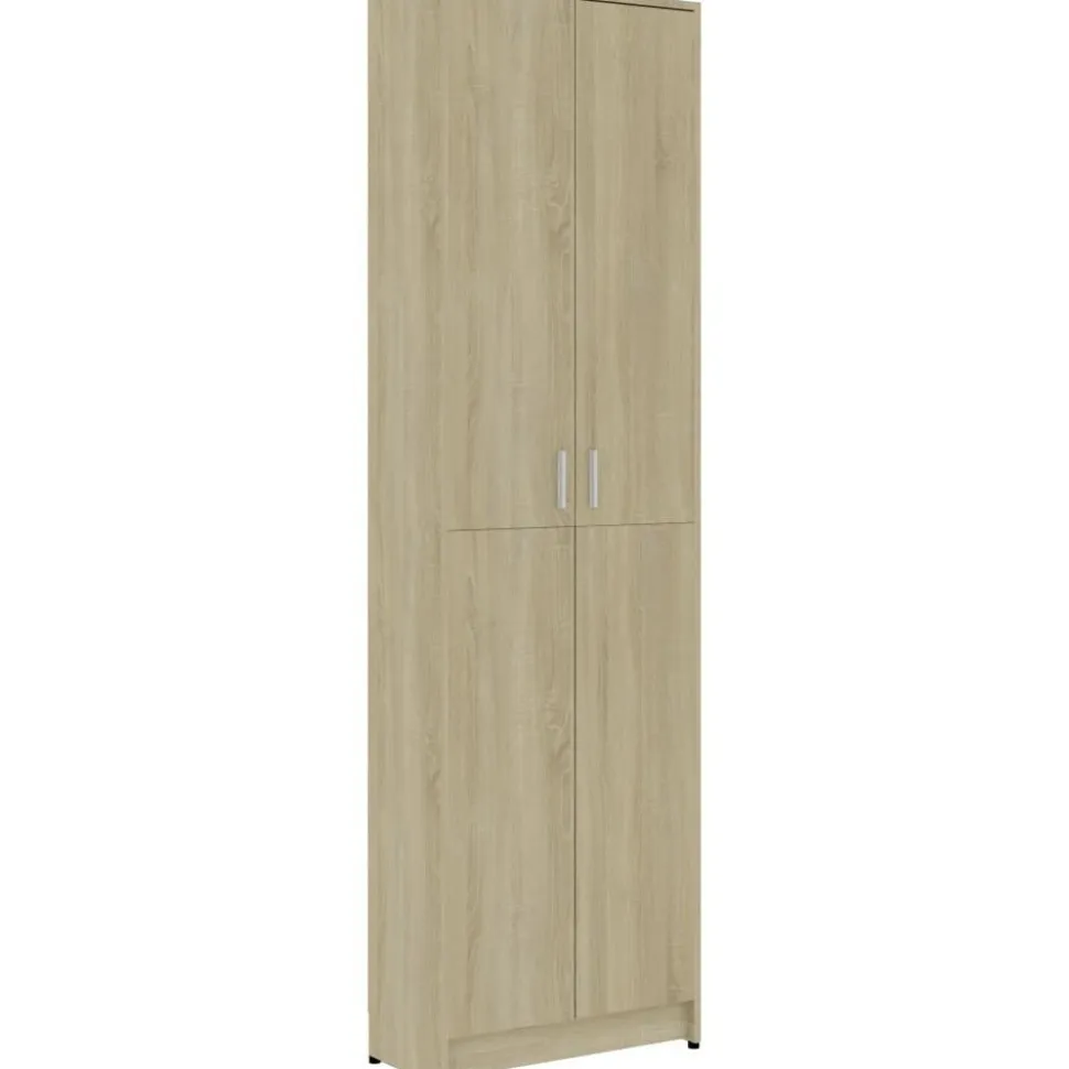 Eteisen vaatekaappi sonoma tammi 55cm lastulevy