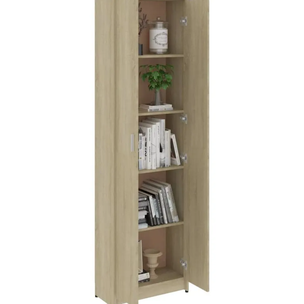 Eteisen vaatekaappi sonoma tammi 55cm lastulevy